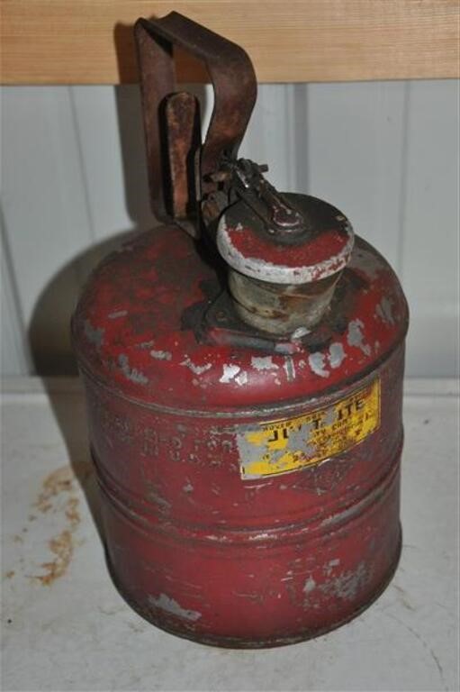 VTG, Just-Rite 1-gal safety fuel can