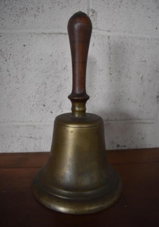 Exc. Large Brass School Bell