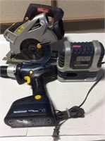 mastercraft rechargeable drill and circular saw