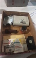 Box of small camera accessories
