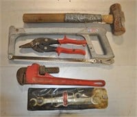 Tools incl Craftsman flare nut wrench set