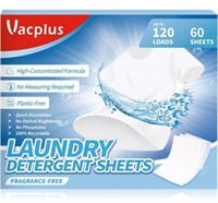 Laundry Detergent Sheets (120 loads)