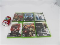 6 jeux pour Xbox 360 dont Mass Effect