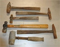 Group of hammers incl Stanley
