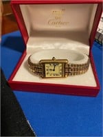 Womens Gold Tone Cartier Watch