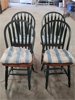 4 Piece - Country Style Wood Dining Chairs