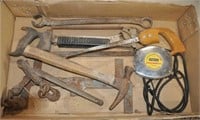 Large flat of hand tools & more