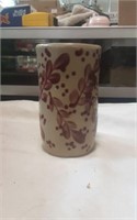 Vintage Pottery Pencil cup and Hand painted bunny