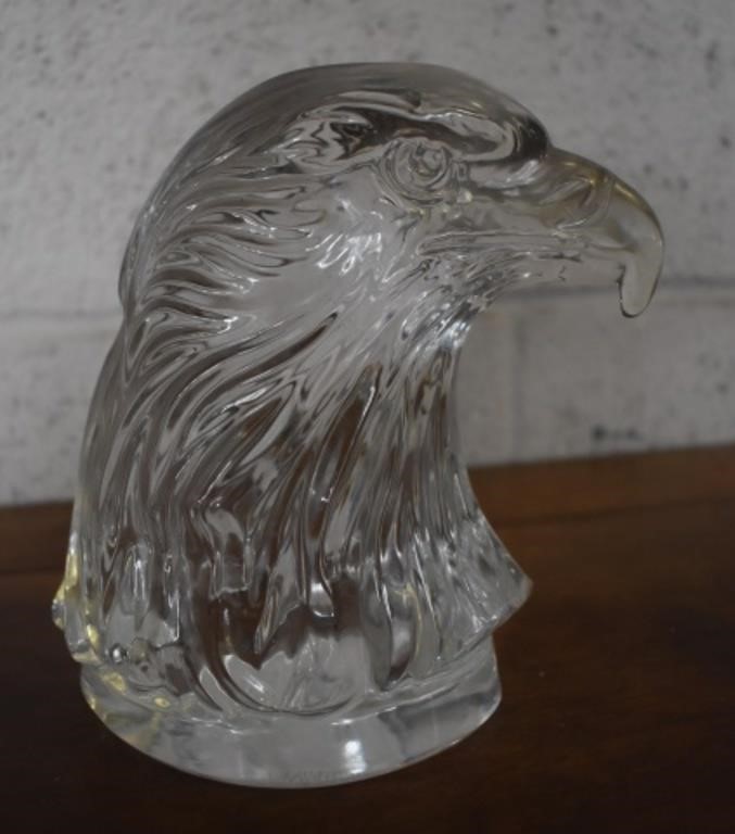 Da Vinci Glass Eagle Paperweight