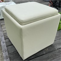 Cube Footstool with Storage
