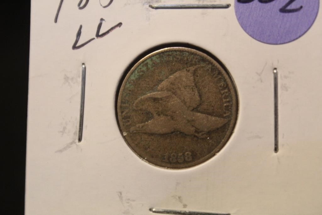 1858 Flying Eagle Cent Large Letter