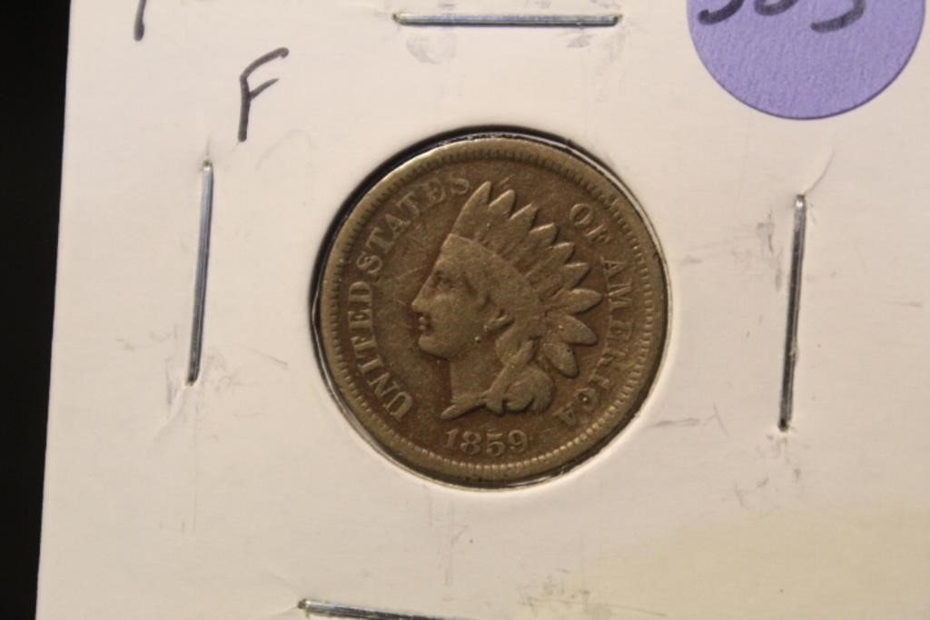 1859 Indian Head Cent First Year