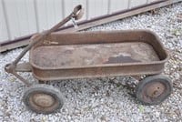 Antique metal child's wagon