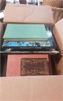 Box lot of books about history, illnesses and more