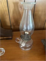 Small antique finger lamp