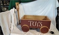 Wooden Toy Wagon