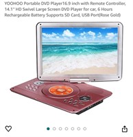 YOOHOO Portable DVD Player16.9 inch