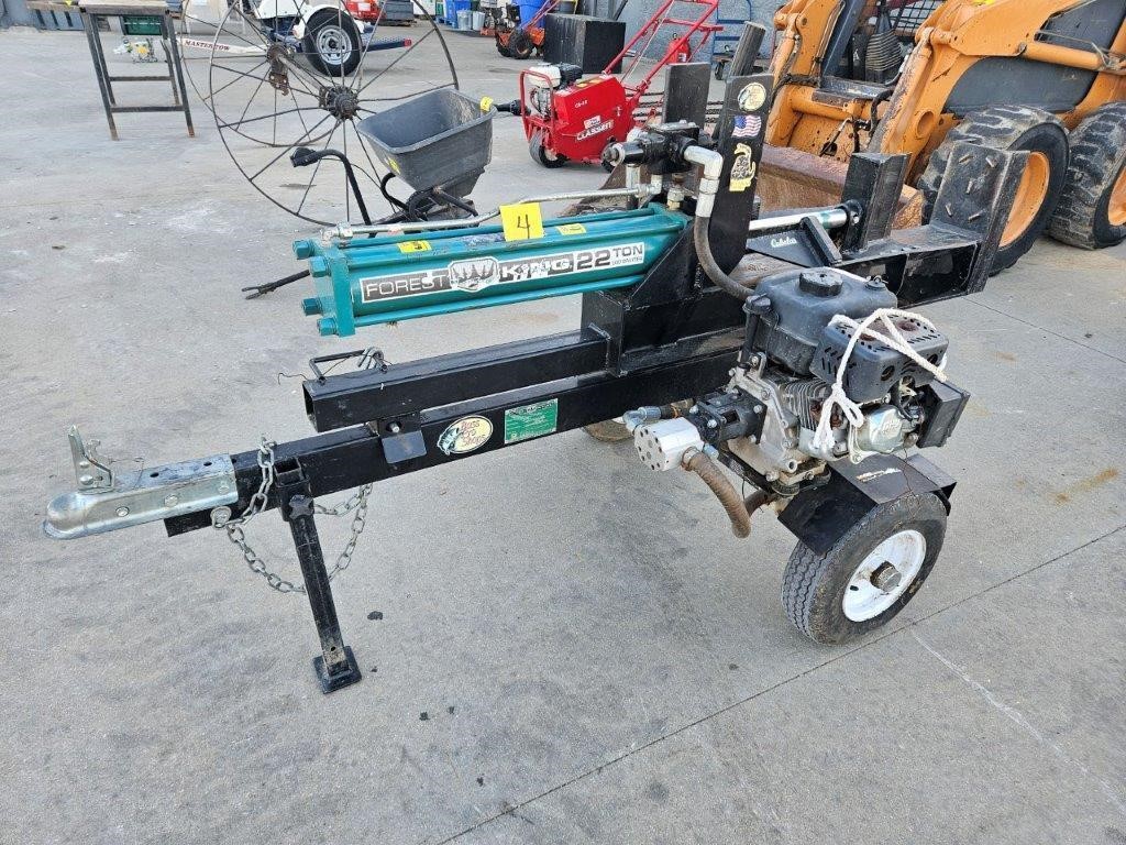 FOREST KONG 22 TON LOG SPLITTER. CURRE TLY NOT