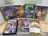 7 Children's VHS Movies