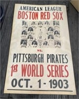 Reproduction Red Sox World Series Poster