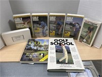 Golf VHS Tapes and Book