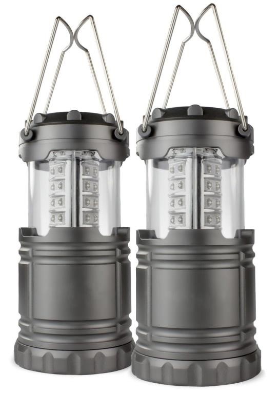 C7932  Daily Lifestyle LED Lantern, 2 Pack