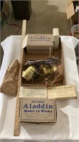 Aladdin model 12 wicks, cords for kerosene lamps