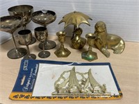 Silver Plate & Brass items