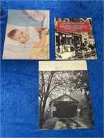 Vtg baby book & Springfield advertising pieces