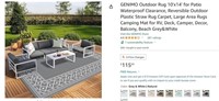 FM5562 GENIMO Outdoor Rug 10'x14'