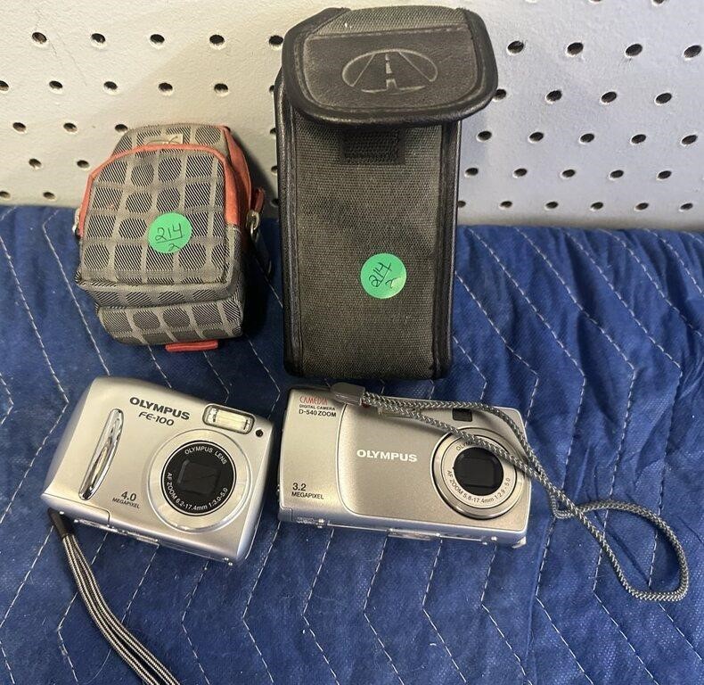 TWO OLYMPUS CAMERAS