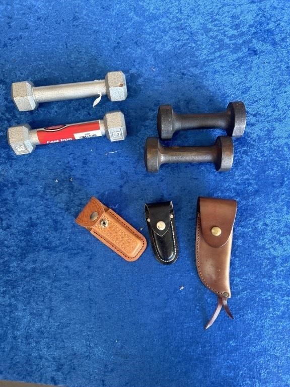 Weights, knife cases