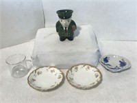 Five Assorted Vintage Stoneware Items