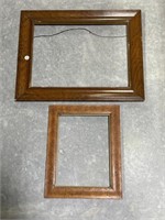 2 Wood Frames (no glass)