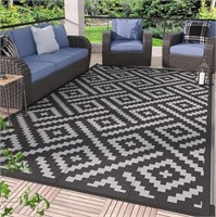 FM5554 Outdoor Rug for Patio Clearance, 9'x12'