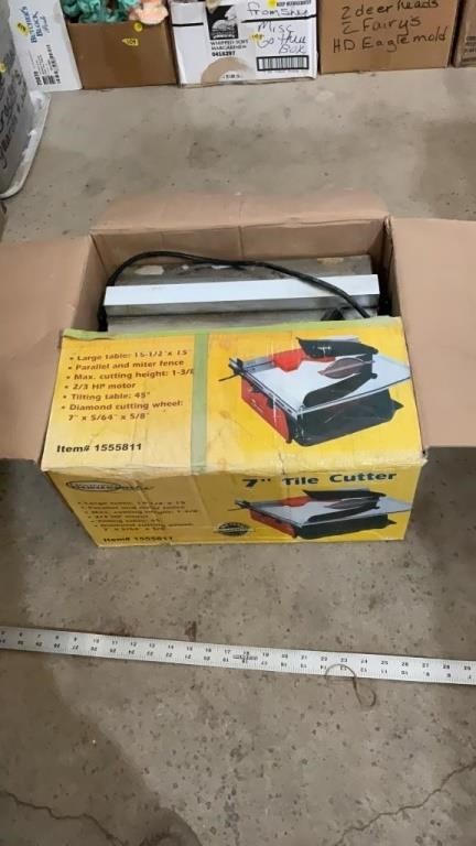7” tile cutter untested