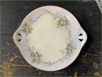 vintage RS germany plate with blue flowers