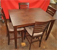 Pub-style table w/ (4) chairs