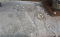 Assorted Vintage glassware