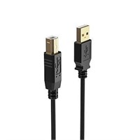 NXT Technologiesâ„¢ 7' USB a Male/B Male, Black