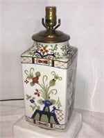 Vintage Handpainted Porcelain Table Lamp