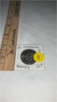 1976 Bi-centennial Kennedy half dollar coin