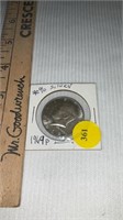 1969 40% silver half dollar coin
