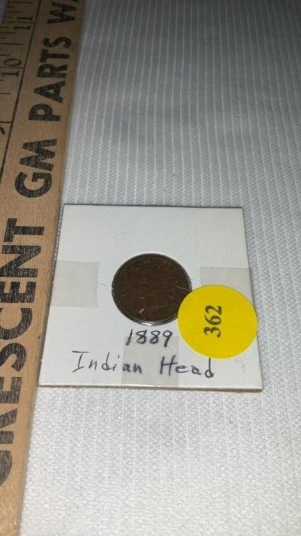 1889 Indian head coin