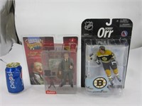 2 figurines neuves dont hockey Bobby Orr