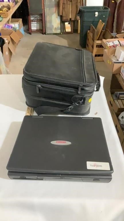 Compaq armada 1700 computer and bag