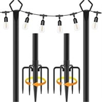 A3360  Aulimhti 10Ft Light Stand 2 Pack, Outdoor S