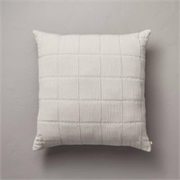 26x26 Euro Pillow Light Gray - Hearth & Hand