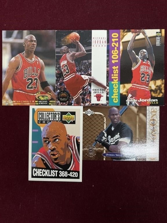 Michael Jordan Collectible Baseball and Basketball