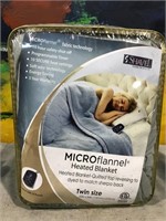 Micro Flannel Extra Weight Heated Blanket